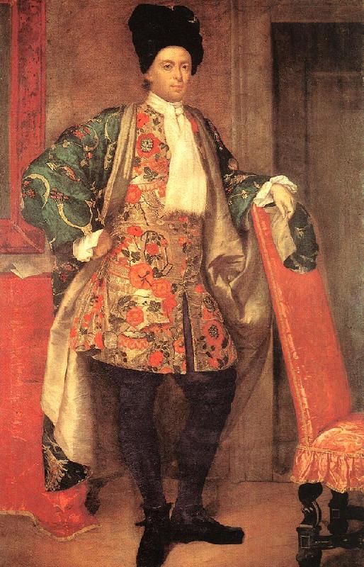 GHISLANDI, Vittore Portrait of Count Giovanni Battista Vailetti dfhj